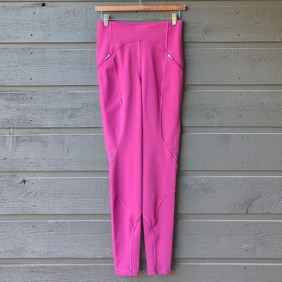 Lululemon Rain Repellent High-Rise Running Tight 28" Wild Berry Size 6 - Picture 9 of 9